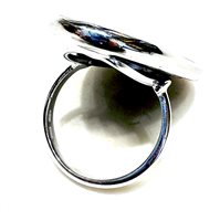 Anello Sommer Donna Opali in Oro bianco Opale 14.45 Ct OPALE NERO AUSTRALIA CT 14.45 - OPALE NERO AUSTRALIA CT 14.45